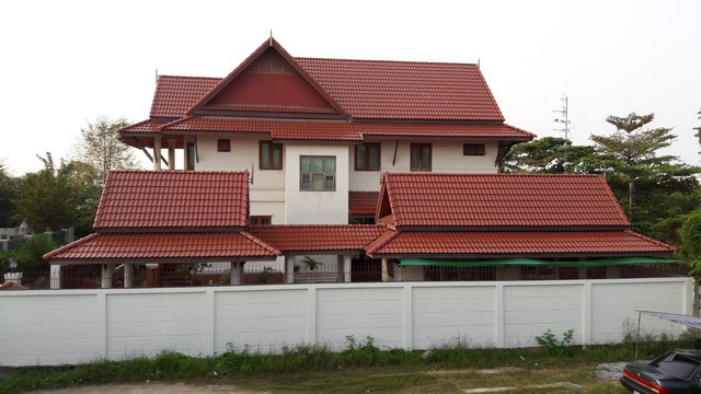 บ้านทรงไทย 141ตารางวา เรือนงาน ไม้สักทองท่ั้งหลัง ริมคลองบางขี้เก้ง รูปที่ 1