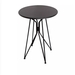 รูปย่อ Bar table size 70x70x100 cm.maximum load capacity: 35 kg.Black รูปที่2