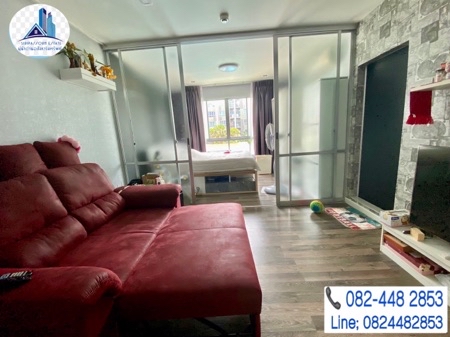 ขาย คอนโด ขายD Condo ตกแต่งใหม่ สวย ทำเลดี หิ้วกระเป๋าเข้าอยู่ได้เลยดีคอนโด สุขุมวิท109 30.19 ตรม. รูปที่ 4