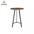 RINA HEY GIZA โต๊ะบาร์ โต๊ะบาร์เหล็ก Bar table W60 x D60 x H92 cm – สี ดำธรรมชาติ