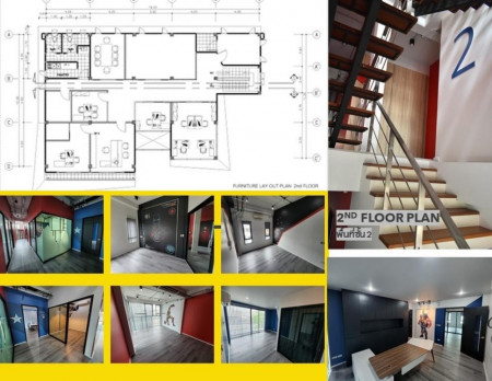 ให้เช่าHome Office - สำนักงาน พระราม 9 พื้นที่ 1 งาน 48 ตร.วา ใกล้ The Nine รูปที่ 3