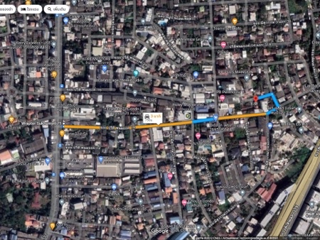 ขาย ที่ดิน ปรีดีพนมยงค์ 14 มีสุวรรณ 3 แยก 5 ขนาด 106 ตร.วา ใกล้ MRT พระโขนง รูปแปลงสี่เหลี่ยมสวย เหมาะสร้างบ้านอยู่อาศัย รูปที่ 5