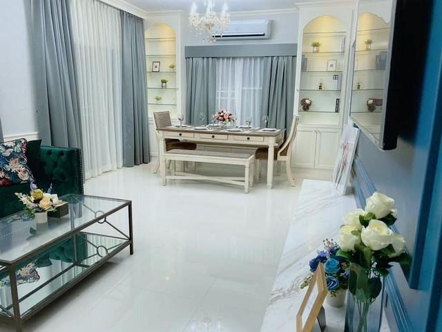 รหัสC5170 ให้เช่าบ้านเดี่ยวหมู่บ้าน Villaggio Bangna ใกล้เอแบคบางนา บ้านตกแต่งสวยพร้อมอยู่ รูปที่ 1