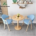 รูปย่อ spring home ชุดโต๊ะกาแฟ ไม้จริง โต๊ะกลม60cm พร้อมเก้าอี้ 2 ที่นั่ง ไม้เนื้อแข็ง ชุดโต๊ะกินข้าว โต๊ะกาแฟ โต๊ะมินิ 6060cm ชุดโต๊ะเก้าอี้ พร้อมส่ง รูปที่2