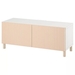 รูปย่อ TV cabinet  storage unit 120x42x48 cm. 2 doors and shelves  Max TV weight 50 kg.  Wood  White birch veneer รูปที่3