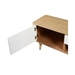 รูปย่อ TV cabinet  storage unit 2 doors and 1 drawer. 170x51x40 cm maxmimum TV 75 inch  Wood  Light brown white รูปที่3