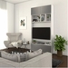 รูปย่อ INDEX LIVING MALL ITALIVING TV Cabinet Set S06 120 cm.  White  Silver รูปที่3