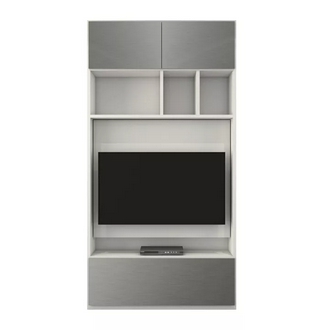 INDEX LIVING MALL ITALIVING TV Cabinet Set S06 120 cm.  White  Silver รูปที่ 1