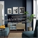 รูปย่อ TV cabinet  storage unit 120x42x48 cm. 2 doors and shelves  Max TV weight 50 kg.  Wood  Whitebronze รูปที่4