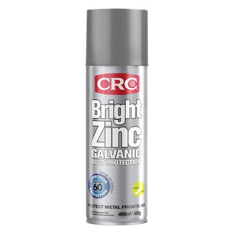สเปรย์สังกะสีเหลวป้องกันสนิม  CRC Bright Zinc It  สเปรย์สังกะสีเหลวเคลือบป้องกันสนิมแบบกัลวาไนซ์ สีบรอนซ์เงิน  รูปที่ 2