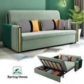 spring home โซฟาปรับนอนได้ ด้วยการจัดเก็บ พร้อมหมอน ผ้าถอดซักได้ โซฟา 2ที่นั่ง โซฟาพับ โซฟานอน 4ฟุต เตียงโซฟา โซฟาปรับนอนอเนกประสงค์ sofa bed