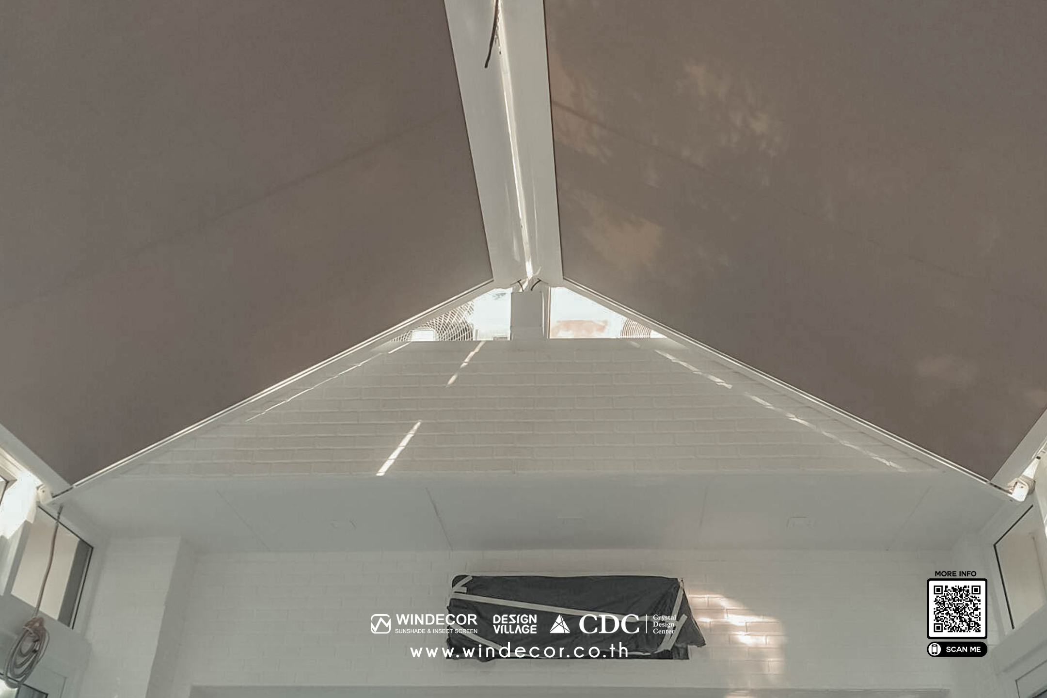ม่านสกายไลท์ Skylight Curtain Systems ม่านสกายไลท์ สำหรับติดช่องแสงเพดาน ใต้หลังคากระจก รูปที่ 1
