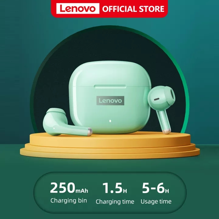 Lenovo LP40S หูฟังไร้สาย 2021 New Version LP40 หูฟังบลูทูธไร้สาย พร้อมไมค์ IPX5 Hd Music TWS พร้อมเสียงเพลงและโทรโทรศัพท์ รูปที่ 6