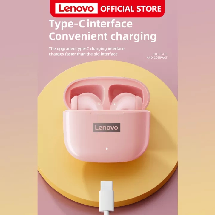 Lenovo LP40S หูฟังไร้สาย 2021 New Version LP40 หูฟังบลูทูธไร้สาย พร้อมไมค์ IPX5 Hd Music TWS พร้อมเสียงเพลงและโทรโทรศัพท์ รูปที่ 5