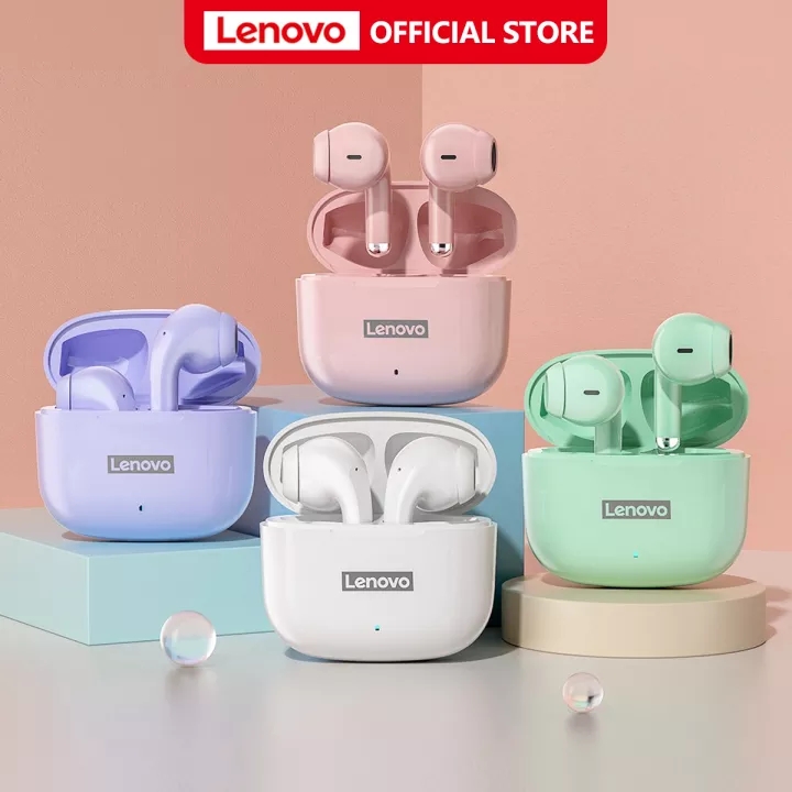 Lenovo LP40S หูฟังไร้สาย 2021 New Version LP40 หูฟังบลูทูธไร้สาย พร้อมไมค์ IPX5 Hd Music TWS พร้อมเสียงเพลงและโทรโทรศัพท์ รูปที่ 3
