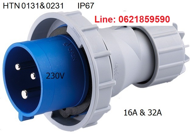 power plug water proof IP44-IP65 รูปที่ 2
