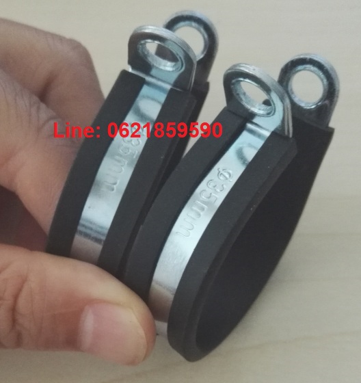 P clip stainless with rubber รูปที่ 5