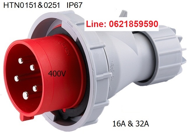power plug water proof IP44-IP65 รูปที่ 3