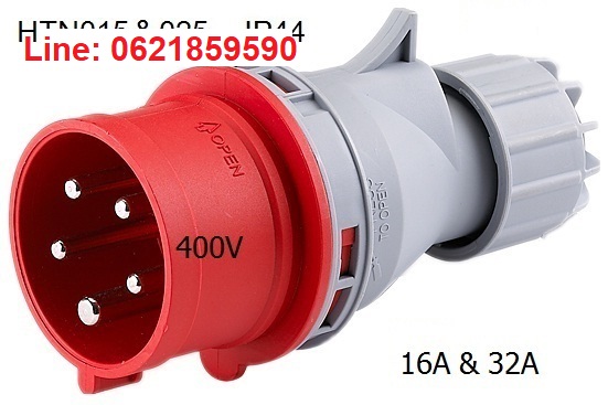 power plug water proof IP44-IP65 รูปที่ 1