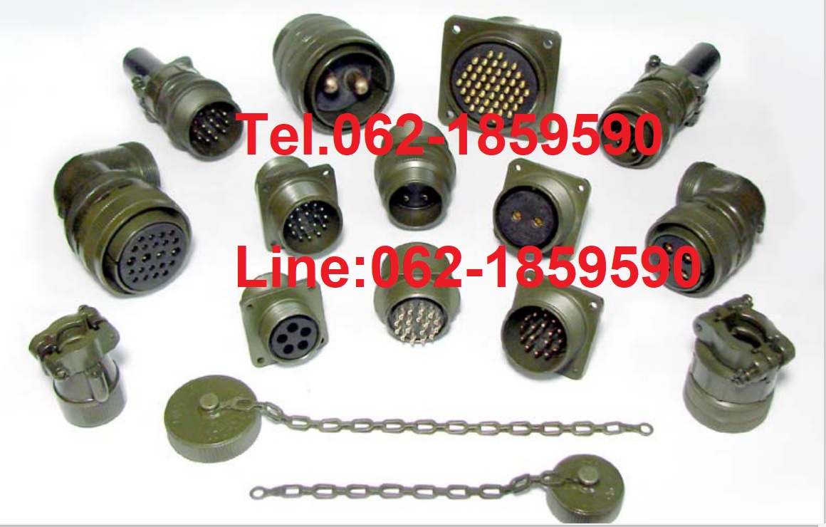 คอนเนคเตอร์โลหะสีเขียวทหาร,Circular connector Military connector รูปที่ 7