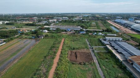 ขาย ที่ดิน ถนนคอนกรีตเดินทางสะดวก เข้าซอย 300 เมตรไทรน้อย 100 ตร.วา น้ำไฟพร้อมหน้าแปลง รูปที่ 9