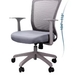รูปย่อ LUXUS เก้าอี้สำนักงาน KLS003GY สีเทาอ่อน รูปที่2