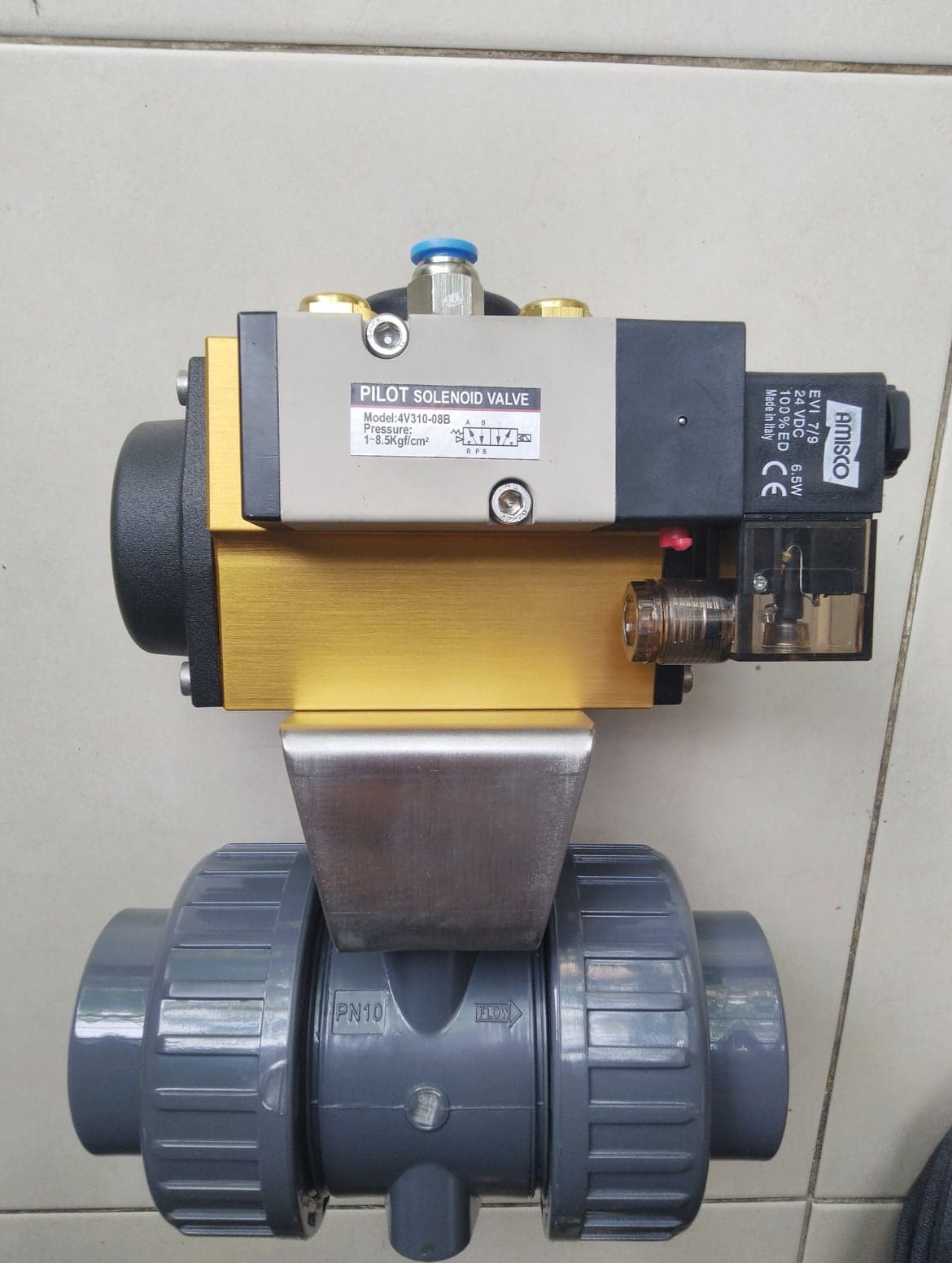 Sirca AP2-DA กับ UPVC valve Ansi 150 สวม size 2