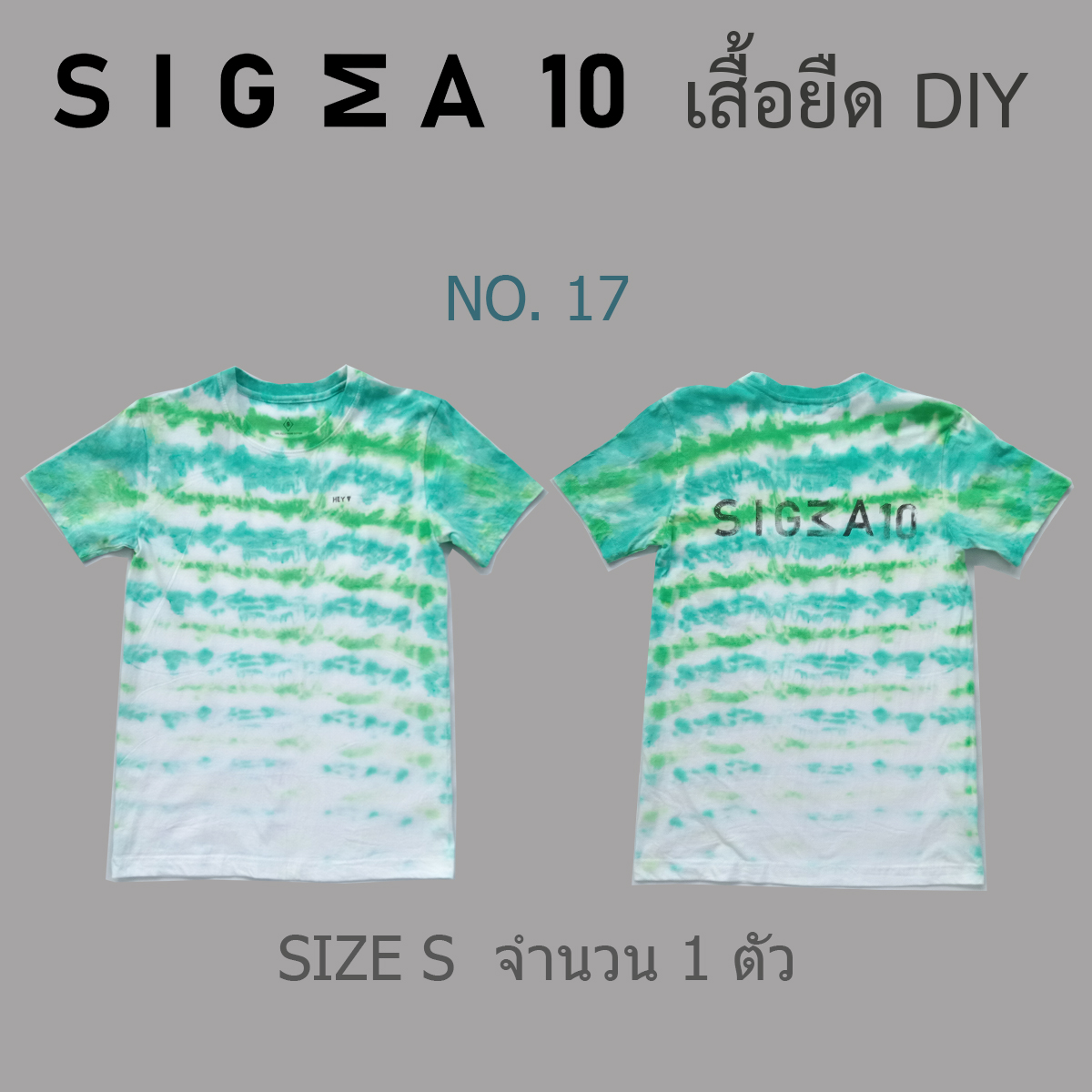 เสื้อยืดมัดย้อม ลายเพ้นท์มือ Sigma 10 DIY รูปที่ 6
