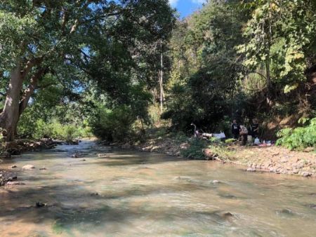ขาย ที่ดิน ติดถนนคอนกรีต ทุกแปลงติดลำธารแม่น้ำขาน 100 ตร.วา ฟรีค่าโอน ใกล้แหล่งท่องเที่ยว รูปที่ 3