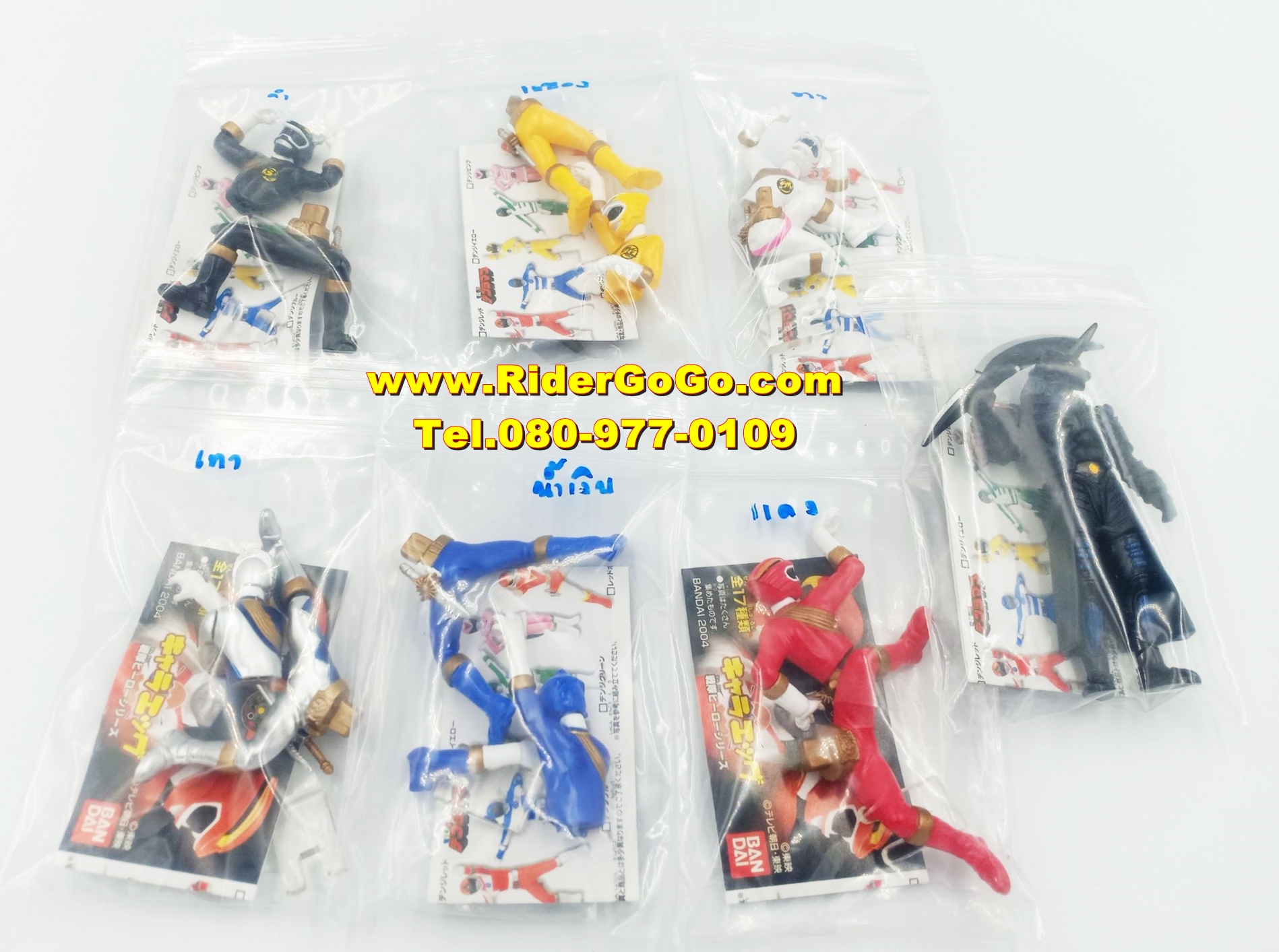 โมเดลกาโอเรนเจอร์ โมเดลกาชาปองคาราเอ๊กกาโอเรนเจอร์ Gashapon CharaEgg Gaoranger ของใหม่ของแท้Bandai ประเทศญี่ปุ่น รูปที่ 3