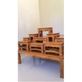 โต๊ะหมู่บูชา ไม้สัก หมู่ 9 หน้า 6 จัดส่งฟรี สักทองแพร่ สินค้าพร้อมส่ง