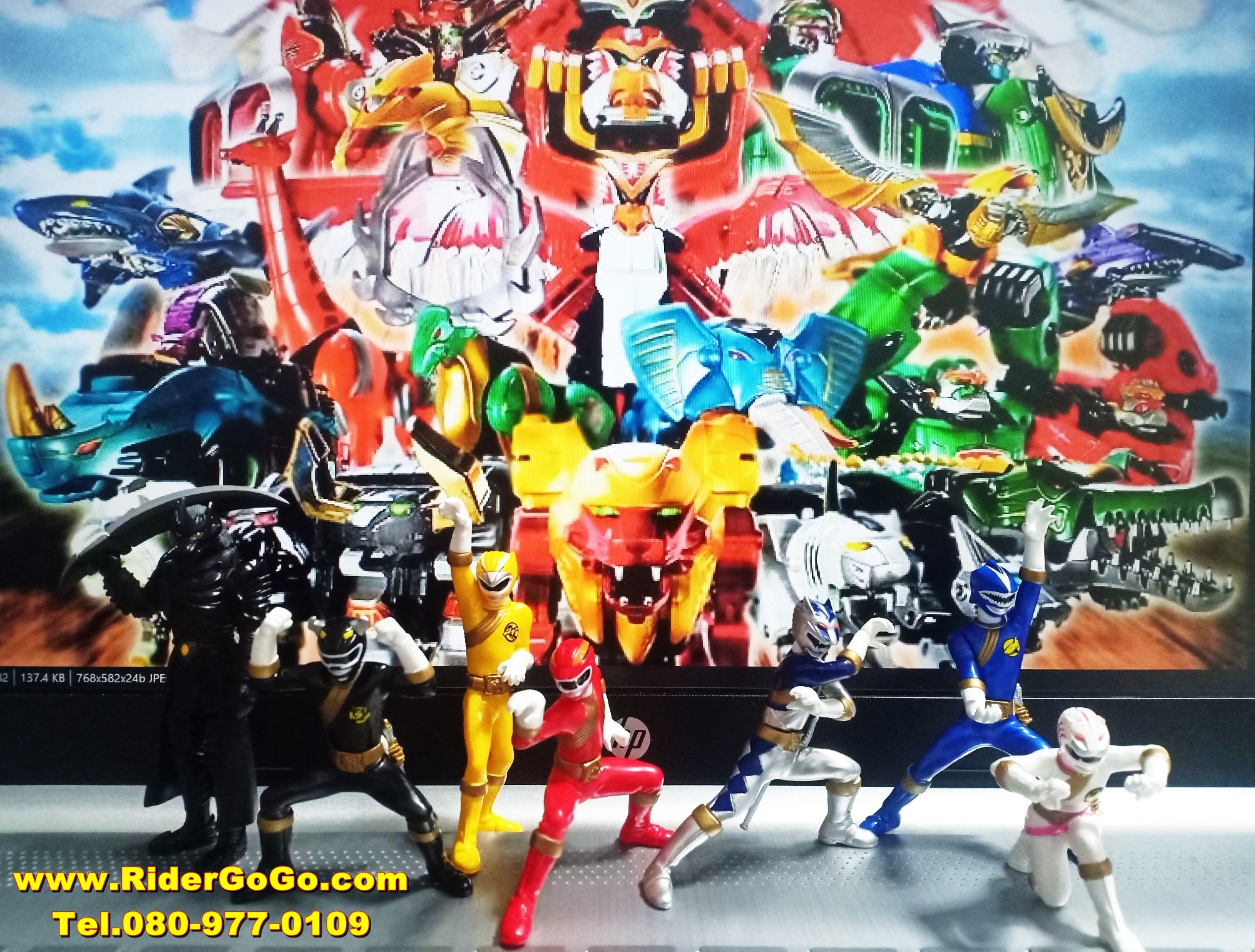 โมเดลกาโอเรนเจอร์ โมเดลกาชาปองคาราเอ๊กกาโอเรนเจอร์ Gashapon CharaEgg Gaoranger ของใหม่ของแท้Bandai ประเทศญี่ปุ่น รูปที่ 4