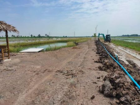 ขาย ที่ดิน วิวทุ่งนาสุดตา มีน้ำ-ไฟ ทุกแปลงบางเลน 200 ตร.วา ถนนโครงการกว้าง 6 เมตร
ลูกลังบดอัด ท๊อปด้วยหินคลุก รูปที่ 4
