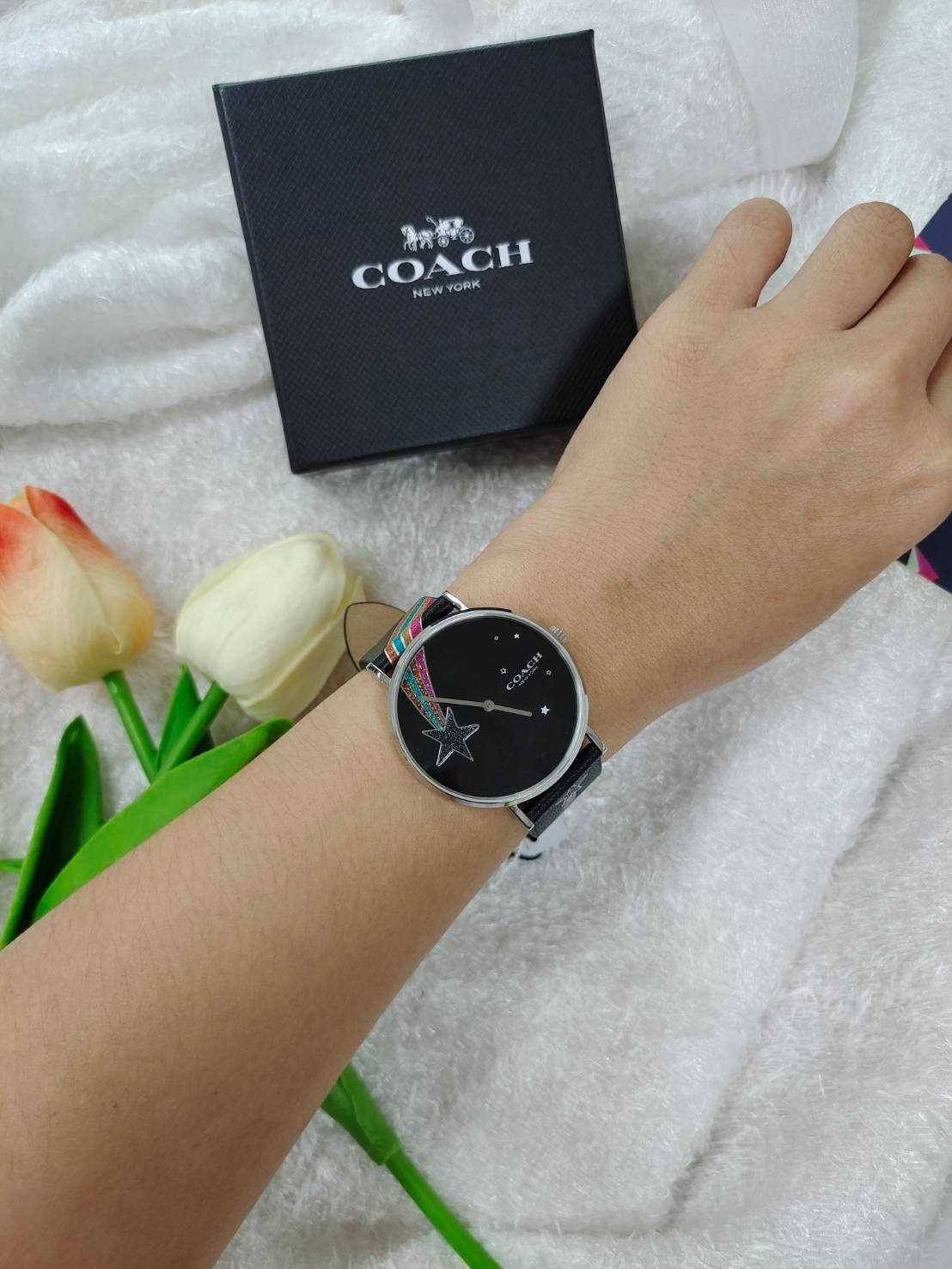 ประกันศูนย์ไทย COACH รุ่น CO14503039 นาฬิกาสำหรับผู้หญิง สีดำ รูปที่ 4
