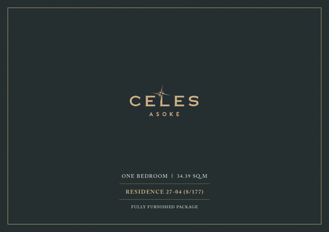 ขาย คอนโด CELES ASOKE Celes อโศก 34.39 ตรม. ติดถนนเพชรบุรี สุขุมวิท และ อโศก.. รูปที่ 1