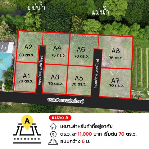 ขายที่ดินหน้าม.แม่โจ้ 64-200 วา พร้อมสร้างบ้านได้ทันที รูปที่ 1