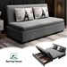 รูปย่อ spring home โซฟาปรับนอนได้ ด้วยการจัดเก็บ พร้อมหมอน2ใบ ผ้าถอดซักได้ โครงเหล็ก รับน้ำหนักได้400kg โซฟานอน 4ฟุต 5ฟุต โซฟา2ที่นั่ง 3ที่นั่ง โซฟาเบท รูปที่2