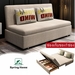 รูปย่อ spring home โซฟาปรับนอนได้ ด้วยการจัดเก็บ พร้อมหมอน2ใบ ผ้าถอดซักได้ โครงเหล็ก รับน้ำหนักได้400kg โซฟานอน 4ฟุต 5ฟุต โซฟา2ที่นั่ง 3ที่นั่ง โซฟาเบท รูปที่3