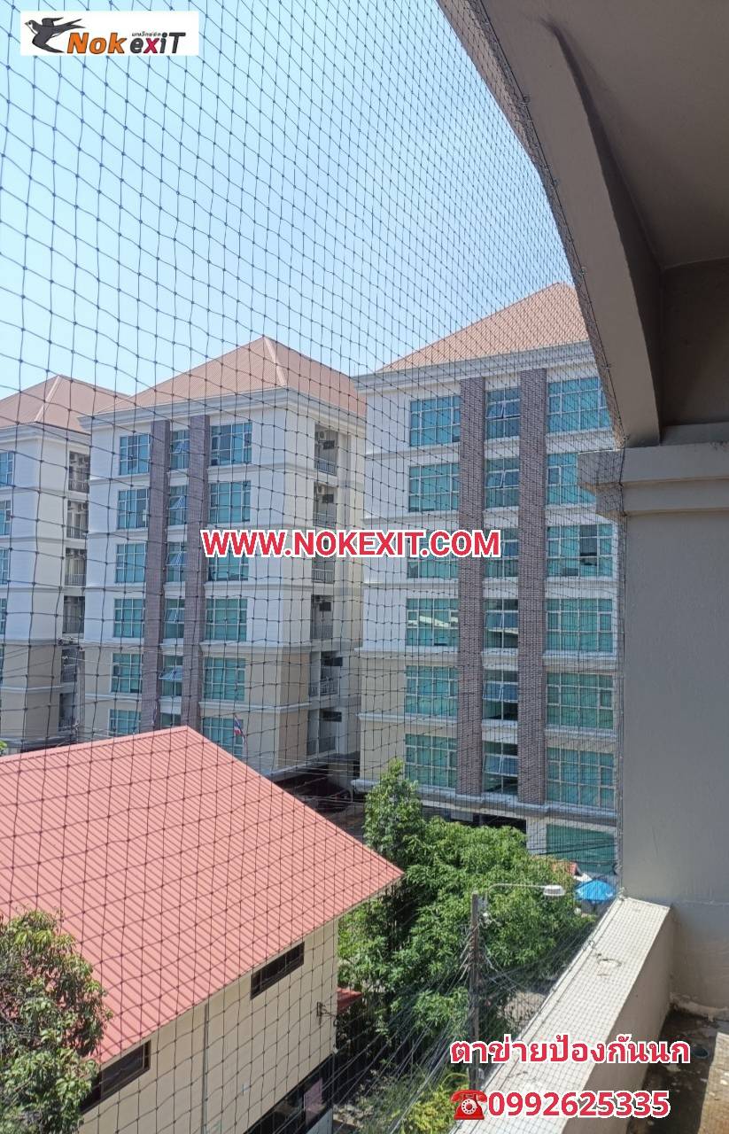 ตาข่ายกันนกคุณภาพ*Nokexit Co.,Ltd.*0992625335 รูปที่ 6