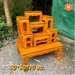 รูปย่อ โต๊ะหมู่บูชาไม้สัก หมู่ 7 หน้า 5 605070 ซม. รวมฐาน ไม้สัก สีย้อมส้มอิฐ รูปที่3