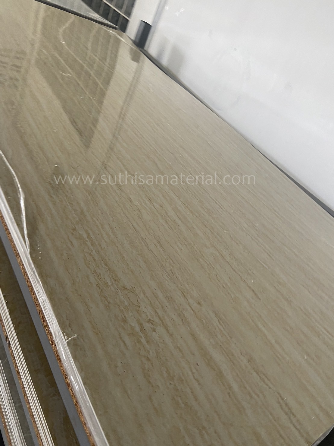 แผ่นหินเทียม พีวีซีลายหิน (PVC Marble Sheet) ความหนา 3 mm สีสวย สด ไม่ย้วย ไม่ซีด กันน้ำ กันปลวก ป้องกันความชื้น ไม่ลามไฟ รูปที่ 1