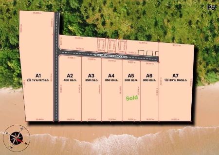 ขาย ที่ดิน โฉนดครุฑแดง หาดท่าม่วง 300 ตร.วา ทำเลดี ติดทะเลหน้าหาดทุกแปลง ทรายขาวน้ำสวย รูปที่ 2