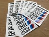 รูปย่อ Sticker ติดก้านล้อ ติดล้อ สติกเกอร์ Gramlights SSR รูปที่4