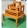 โต๊ะหมู่บูชา ไม้สัก หมู่ 5 หน้า 6 จัดส่งฟรี สักทองแพร่ สินค้าพร้อมส่ง