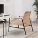รูปย่อ Armchair handwoven. Max. load 110 kg  Rattan steel  Anthracite รูปที่2