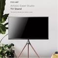ปังปุริเย่ Artistic Easel Studio TV Stand ขาตั้งทีวี สามขากาง ขาไม้ พร้อมส่ง ชั้น วาง ของ ชั้นวางของ ไม้ ชั้นวางของ ผนัง ชั้นวางของมินิ