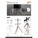 รูปย่อ ปังปุริเย่ Artistic Easel Studio TV Stand ขาตั้งทีวี สามขากาง ขาไม้ พร้อมส่ง ชั้น วาง ของ ชั้นวางของ ไม้ ชั้นวางของ ผนัง ชั้นวางของมินิ รูปที่2