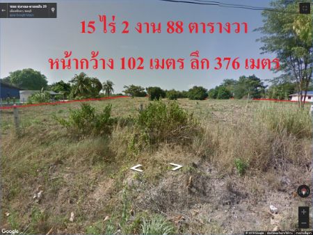 ขาย ที่ดิน ซอยทุ่งกลมตาลหมัน29 15 ไร่ 2 งาน 88 ตร.วา พื้นที่สีขาว รูปที่ 1