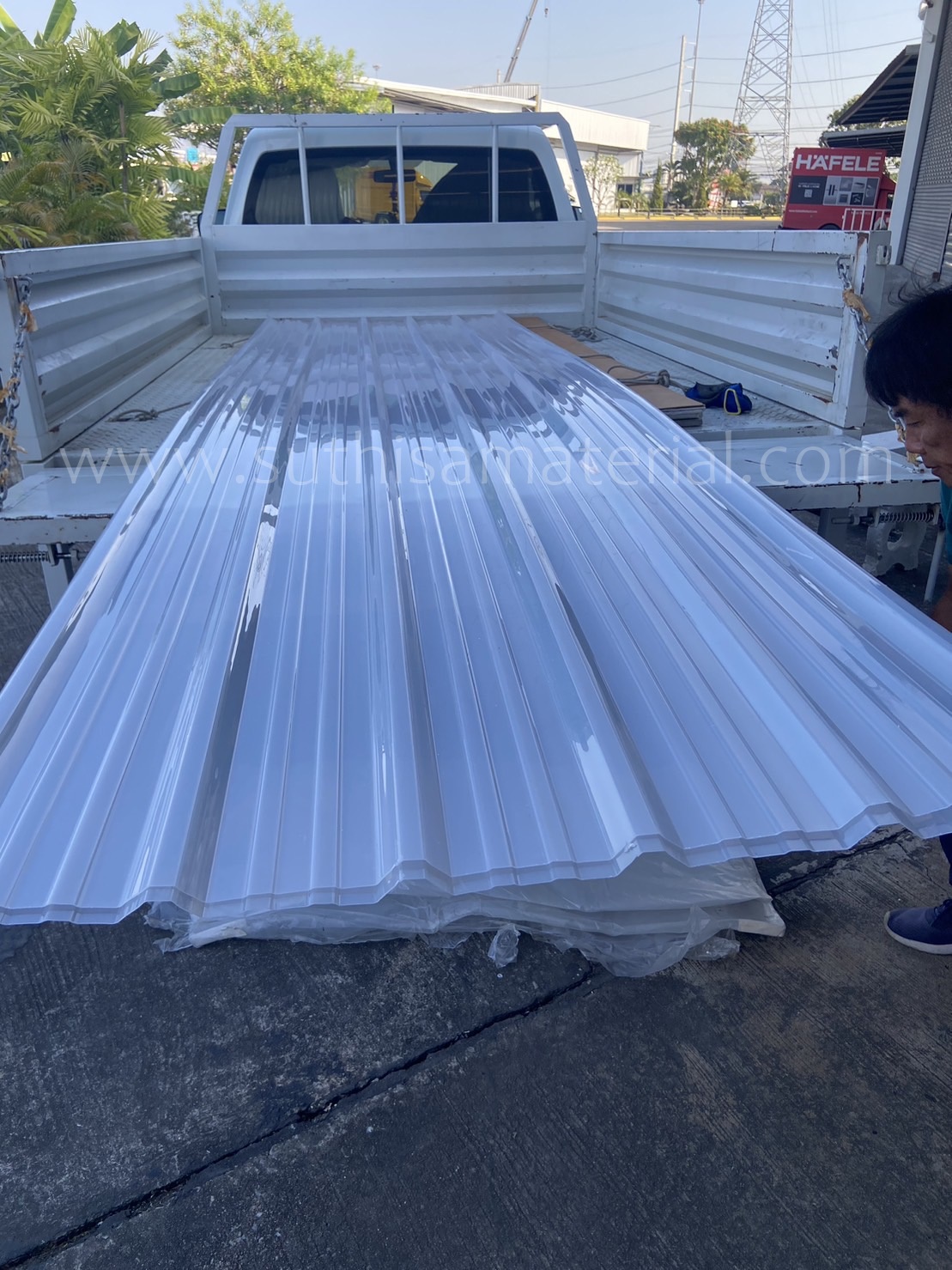 จำหน่าย-ขายส่ง หลังคาOK ROOF เชียงใหม่ ตรากิเลนส้ม วัสดุหลังคาสุดล่ำ กันการกัดกร่อน กันความร้อน แข็งแรง ไม่เป็นสนิม ไมแตกหักง่าย น้ำหนักเบา รูปที่ 1