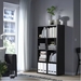 รูปย่อ Promotion!! Bookcase wooden bookcase KALLAX bookshelf KALLAX shelf blackbrown 77x147 cm. TV cabinet IKEA bookshelf shelf TV stand. รูปที่3